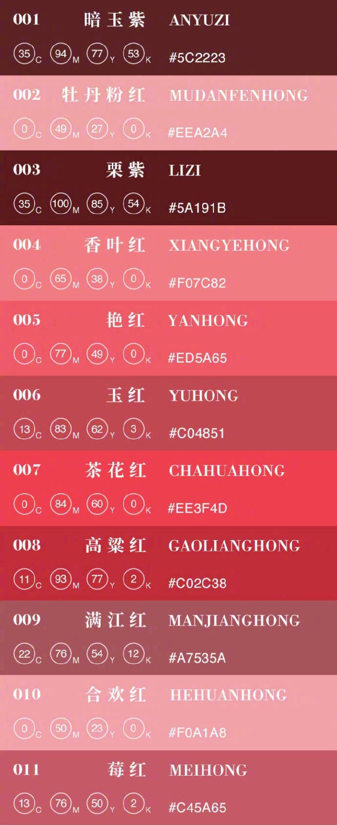 100种中国传统色彩